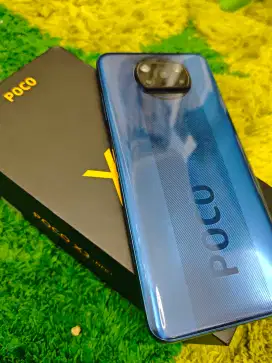 Jual Poco X3 NFC Mulus 8/128 GB (Lengkap Box Charger Ori 33W)