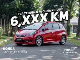 FREE BBM FULL TANK JAZZ RS 1.5 AT MATIC 2014 MERAH GE8