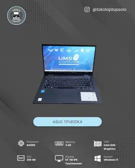 ASUS TP1400KA INTEL CELERON N4500 Ram 4GB SSD 256GB TOUCH