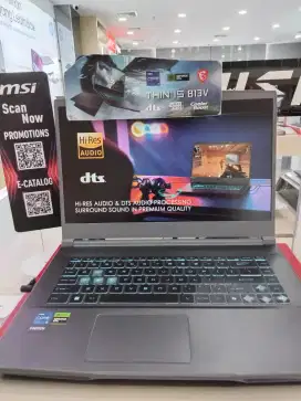 MSI THIN 15  Ram 8 SSD 512