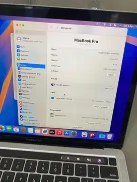 MACBOOK PRO M2 13INCH 2022 RAM 8GB SSD 256GB