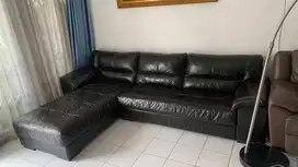 Sofa Cellini L Shape Sectional ( full leather genuine )