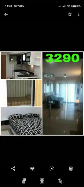 Disewakan apartemen bagus luas murah