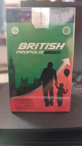 Multivitamin suplemen herbal British Propolis Green for Kids