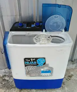 Mesin cuci 2 tabung Aqua 8,5 kg