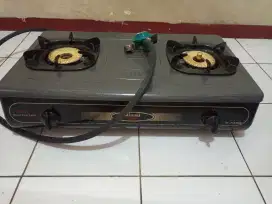 Kompor gas Rinnai Jumbo RI-712 BGX. + Selang regulator