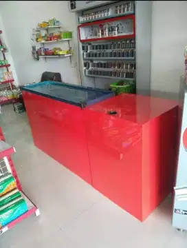 Meja Kasir besi baja