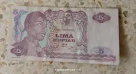 Uang kuno 5 rupiah