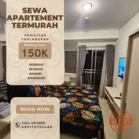 Sewa Apartemen GREEN PRAMUKA Jakarta Pusat Harian Transit Termurah