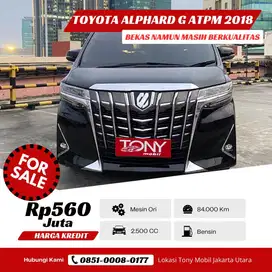 Toyota Alphard 2.5 G ATPM Facelift 2018 Hitam