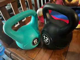 Kettlebell Dumbell 10 & 12 Kg