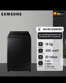 Mesin Cuci Top Loading Samsung 18 Kg Digital Inverter