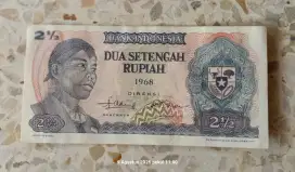 Uang kuno 2 1/2 rupiah