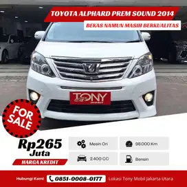 Toyota Alphard 2.4 SC Premium Sound 2014