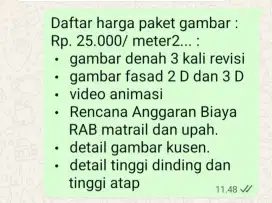 Terima jasa design rumah, kantor, ruko, cafe, masjid dan lainnya