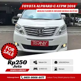 Toyota Alphard 2.4 G ATPM 2014 Putih