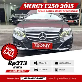 Mercedes Benz E250 Avantgarde 2.0 AT 2015 Hitam