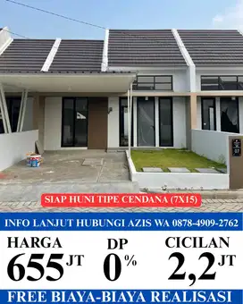 Rumah baru siap huni tipe cendana lokasi java residence 2 krian sda