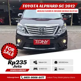 Toyota Alphard SC Premium Sound 2012 Hitam