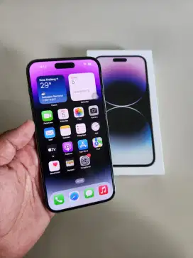 Iphone 14 ProMax 256gb Beacukai Deep Purple Mulus Murah Pro Max