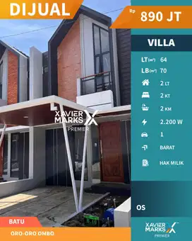 Villa Cantik Terawat Dekat BNS di Oro Oro Ombo Batu