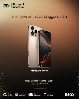 Promo cicilan home credit iPhone 16 pro bebas 2x angsuran