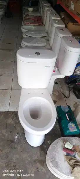 Kloset duduk toto cw 421 j siap pakai