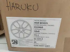 Dijual Velg 1 set (4) & Ban 235/55/18 (2) + 255/55/18 (2) kondisi baik