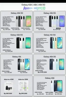 Samsung GALAXY A56,A36,A26 DAN A SERIES