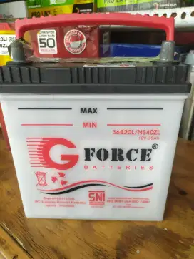 Aki Basah G Force NS40ZL utk mobil Calya, Sigra, Agya, Ayla, Brio, dsb