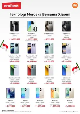 Kredit HP Xiaomi All type by Home Credit bisa tanpa DP