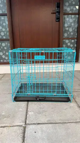 Jual Kandang besi lipat Octagon bekas kondisi bagus, kokoh size M