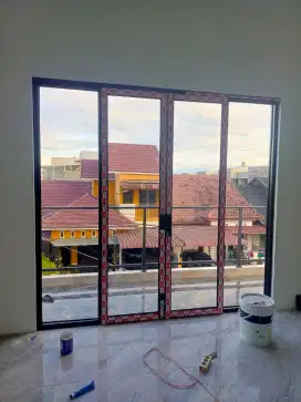 Tukang pintu, partisi Jendela aluminium upvc