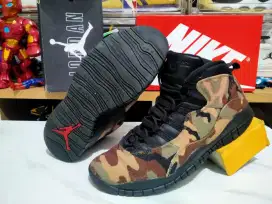 Sepatu Basket Nike Jordan Retro 10 Camo size 45