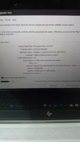HP ENVY X360 TOUCHSCREEN i5Gen8 8gb / ssd 256gb