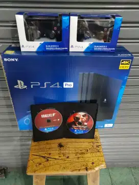 PS4 PRO 1TB 4K FIRMWARE ORIGINAL 12.50 BONUS 2 KASET(BACA DESKRIPSI)