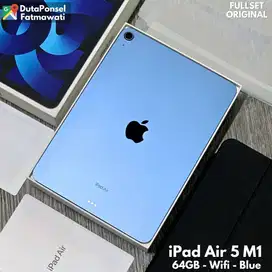IPAD AIR 5 M1 64GB BLUE MULUS FULLSET ORIGINAL