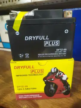 Aki Kering Siap pakai utk motor Beat,Scoopy,Revo,SupraX, MioJ,MioM3