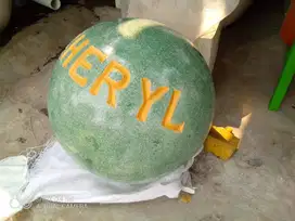 bola taman pembatas jalan,bola trotoar