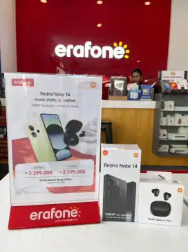 Redmi note 14 free tws buds 6play