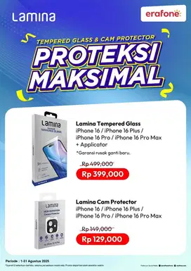 lamina tempered glass // lamina cam protector