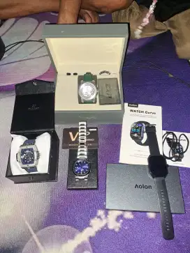 Jam tangan koleksi pribadi, Expedition, Lordtime, Hublot, Aolon curve.
