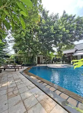 CIPETE CILANDAK MODERN TROPICAL BALINESE VILLA RESORT STYLE BIG POOL G