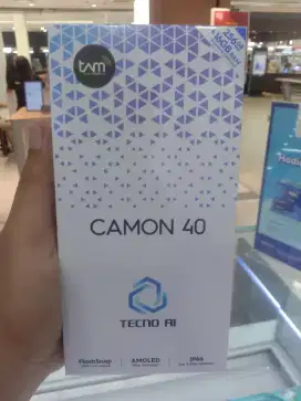 CAMON 40 BARANG BARU
GARANSI RESMI 13 BULAN
SEGEL FRESH, NO REPACK