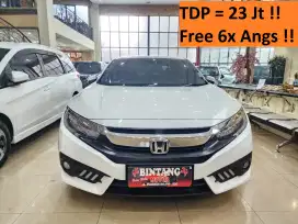 CIVIC 1.5 ES TURBO AT 2017 PUTIH / MODEL THN 2018 (BINTANG MOTOR)
