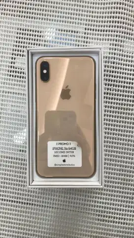 Iphone XS 64gb ex inter Full set normal no minus