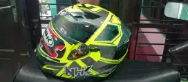 helm full face Nhk Rx 9 yellow flo free spoiler