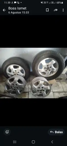 Dijual velg bekas