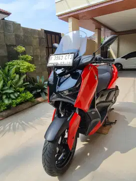 (KM SERIBUAN) YAMAHA XMAX 250 CONNECTED RED GLOSSY SIMPANAN xmax