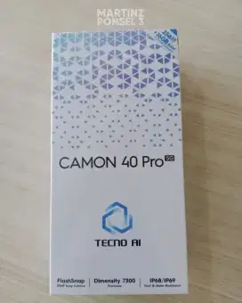 Tecno Camon 40 Pro 5G 8/256 Garansi Resmi 1 Tahun